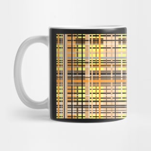 Sunny tartan plaid pattern, multiple lines print Mug